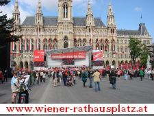 1. Mai Aufmarsch am Wiener Rathausplatz